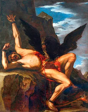 A tortura de Prometeu, por Salvator Rosa - 1646-1648