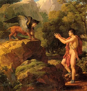 Édipo e a Esfinge, por Fabre Francois Xavier