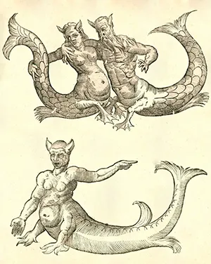 Ilustrações publicada em Monstrorum Historia, de Ulisse Aldrovandi (1642) Ilustrações publicada em Monstrorum Historia, de Ulisse Aldrovandi (1642)