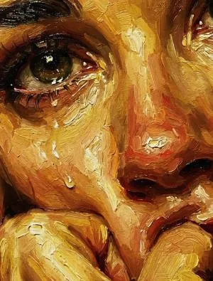 Retrato de um Choro - Pintura de Ramy Salah Hefny