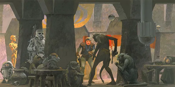 Star Wars IV: Uma Nova Esperança - Arte Conceitual de Ralph McQuarrie