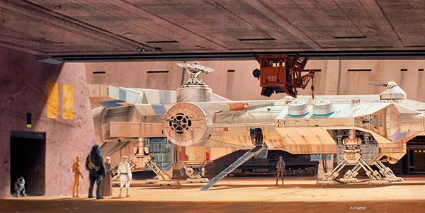 Star Wars IV: Uma Nova Esperança - Arte Conceitual de Ralph McQuarrie