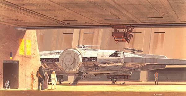 Star Wars IV: Uma Nova Esperança - Arte Conceitual de Ralph McQuarrie