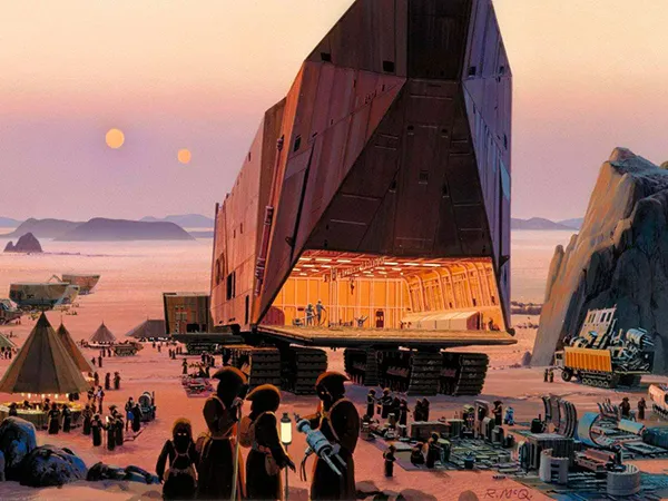 Star Wars IV: Uma Nova Esperança - Arte Conceitual de Ralph McQuarrie