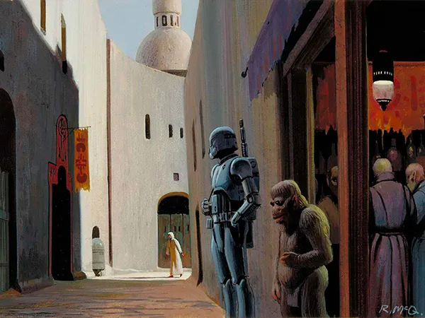 Star Wars IV: Uma Nova Esperança - Arte Conceitual de Ralph McQuarrie