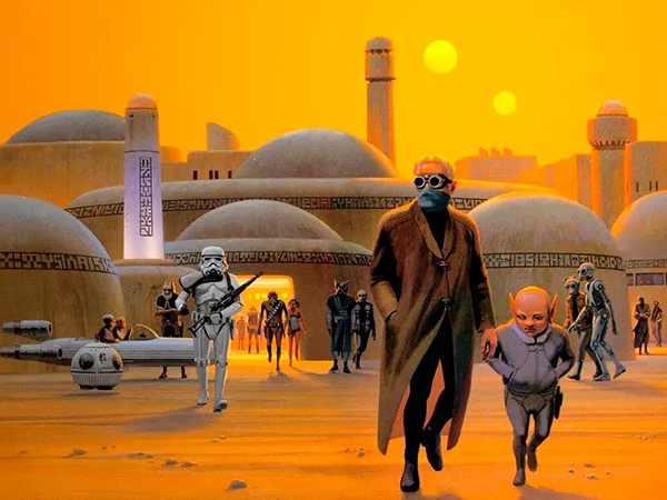 Star Wars IV: Uma Nova Esperança - Arte Conceitual de Ralph McQuarrie