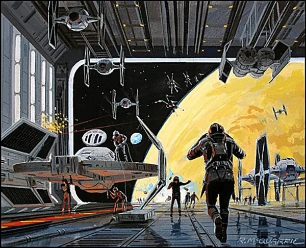 Star Wars IV: Uma Nova Esperança - Arte Conceitual de Ralph McQuarrie