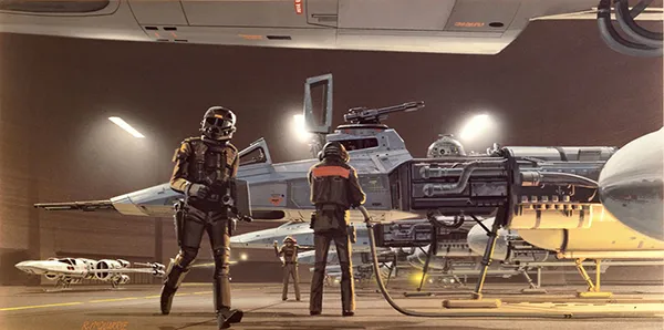 Star Wars IV: Uma Nova Esperança - Arte Conceitual de Ralph McQuarrie