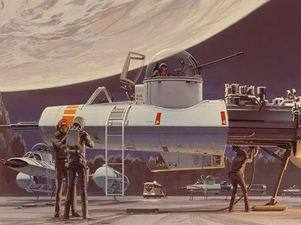 Star Wars IV: Uma Nova Esperança - Arte Conceitual de Ralph McQuarrie