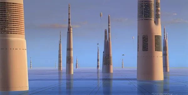 Star Wars IV: Uma Nova Esperança - Arte Conceitual de Ralph McQuarrie