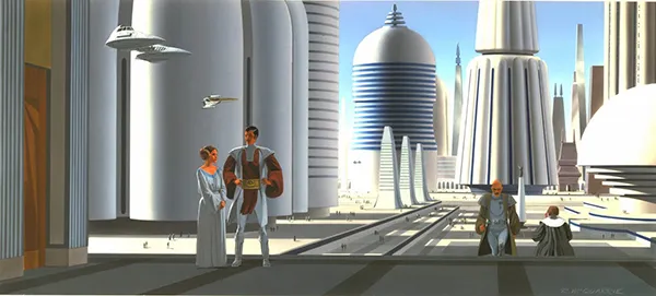 Star Wars IV: Uma Nova Esperança - Arte Conceitual de Ralph McQuarrie