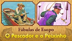 O Pescador e o Peixinho - Fábulas de Esopo