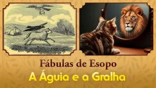 A Águia e a Gralha - Fábulas de Esopo