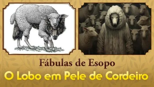 O Lobo em Pele de Cordeiro - Fábulas de Esopo