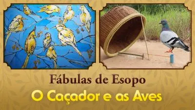 O Caçador e as Aves - Fábulas de Esopo