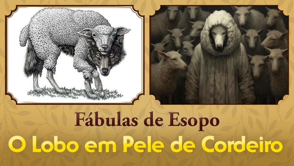 O Lobo em Pele de Cordeiro - Fábulas de Esopo | Fantástica Cultural