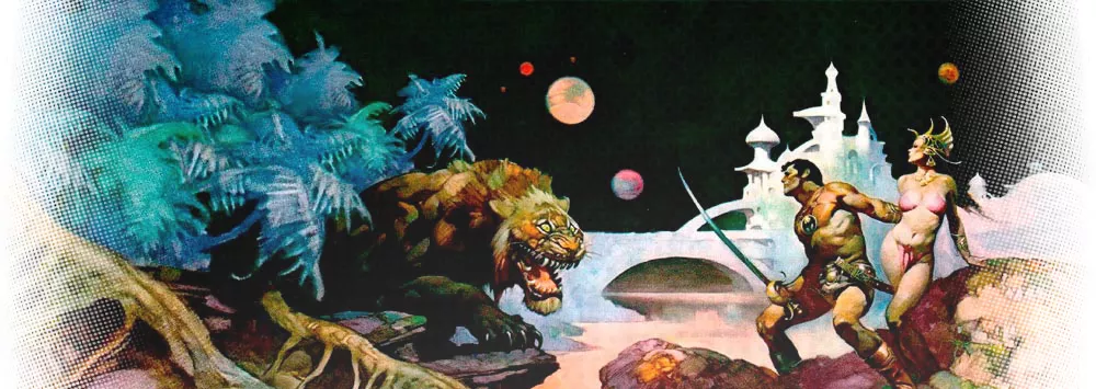 Artigo 25 Ilustrações de Frank Frazetta: Fantasia de Ficção Científica