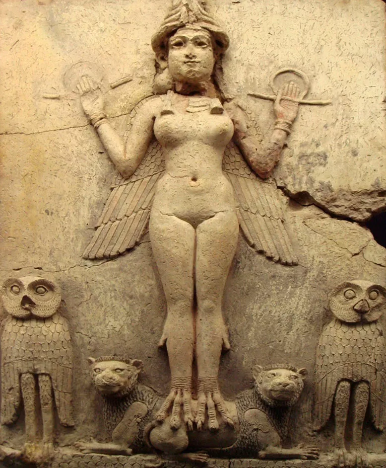 Imagem: Lilith - Estátua babilônica em terracota