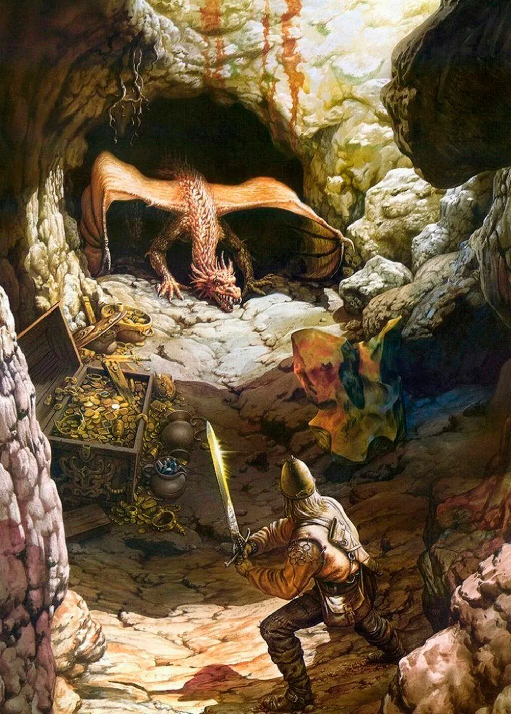Imagem: Siegfried e o Dragão, por Ciruelo Cabral