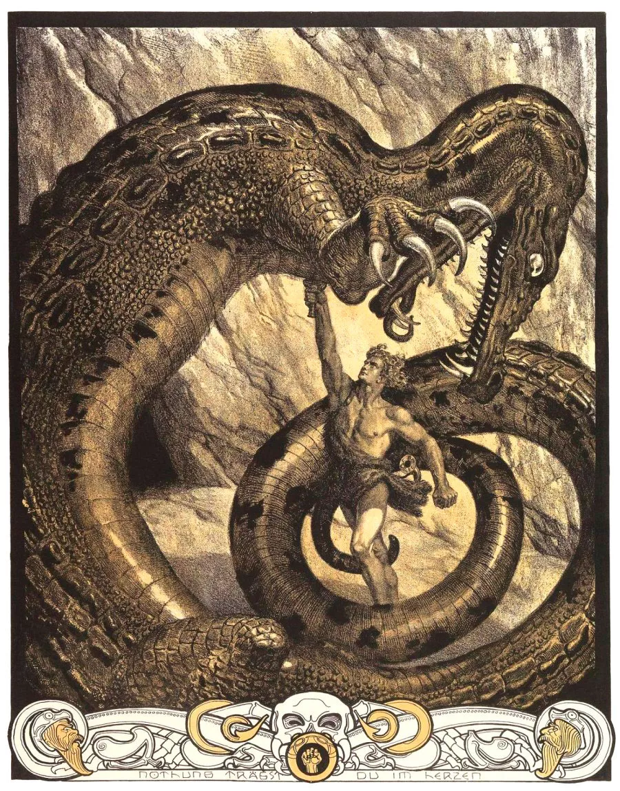 Imagem: O Anel dos Nibelungos, por Franz Stassen