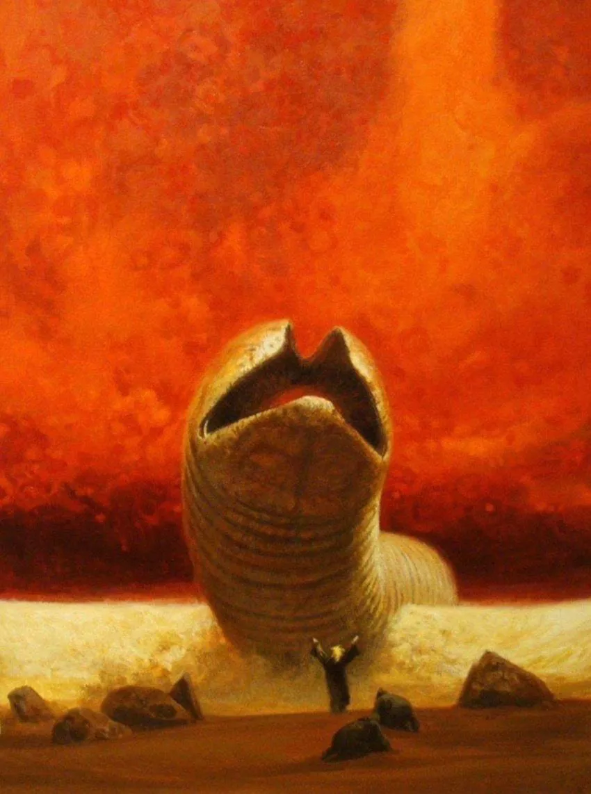Imagem: Arte de John Schoenherr - Duna