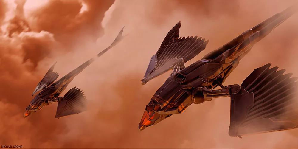 Imagem: Arte de Michael Soong - Duna