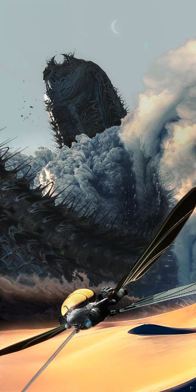 Imagem: Arte de Karl Sisson - Duna