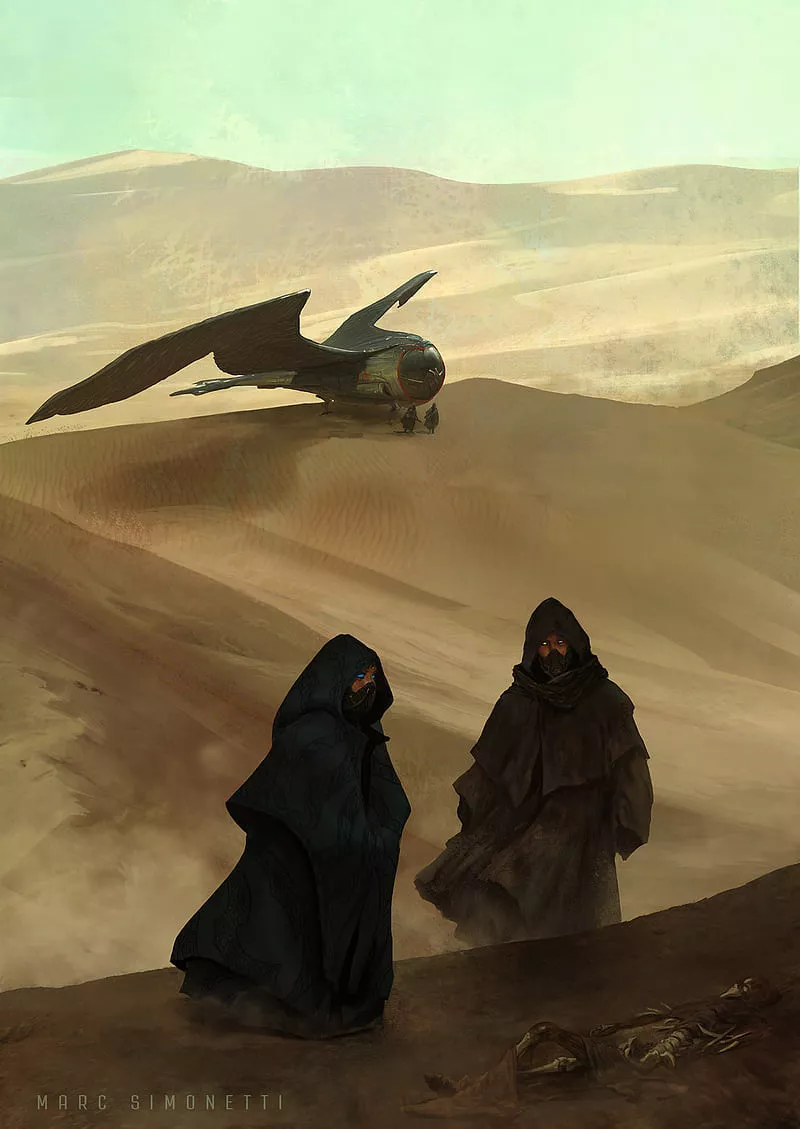 Imagem: Arte de Marc Simonetti - Duna