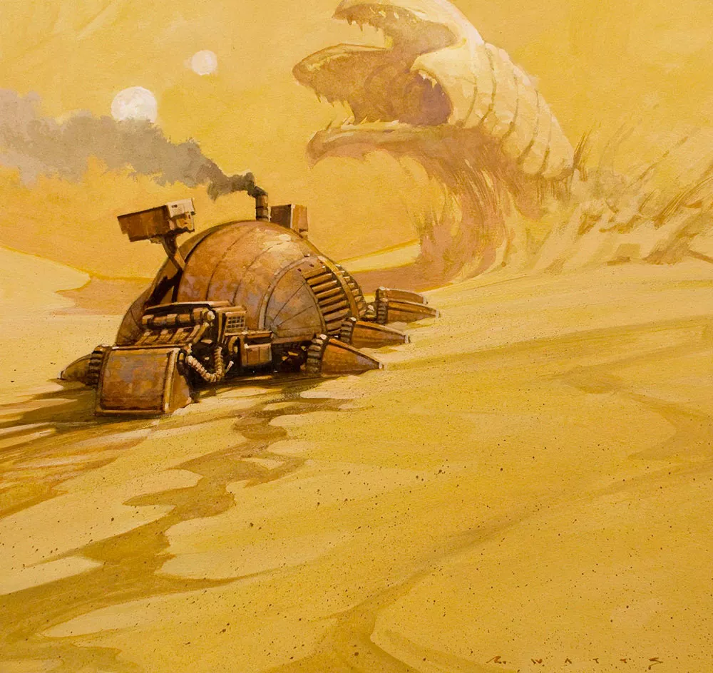 Imagem: Arte de Robert Watts - Duna