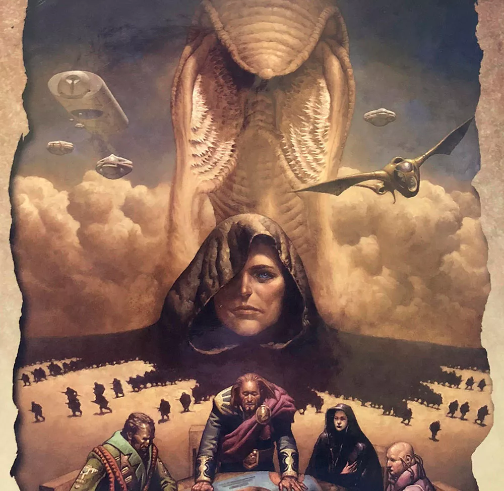 Imagem: Arte de Mark Zug - Duna