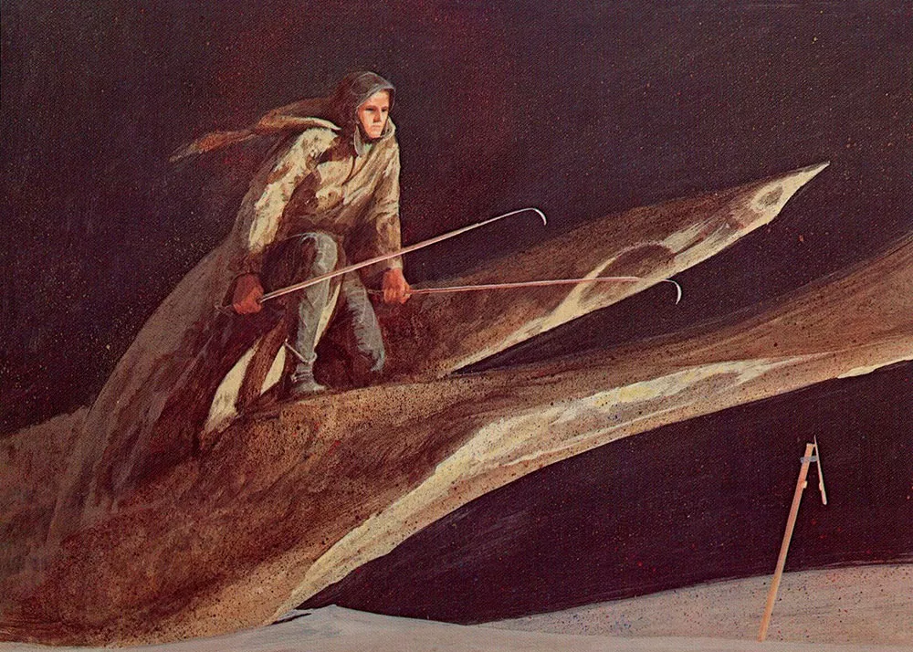 Imagem: Arte de John Schoenherr - Duna