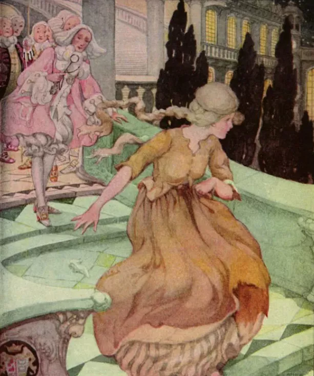 Imagem: Cinderela - Arte de Anne Anderson