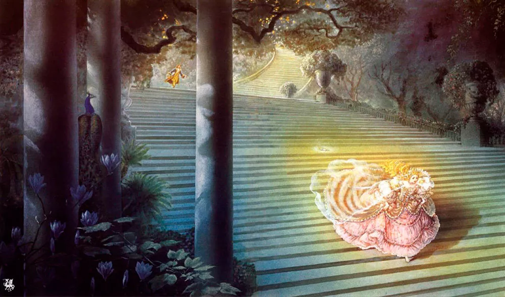 Imagem: Cinderela - Arte de Kinuko Y. Craft