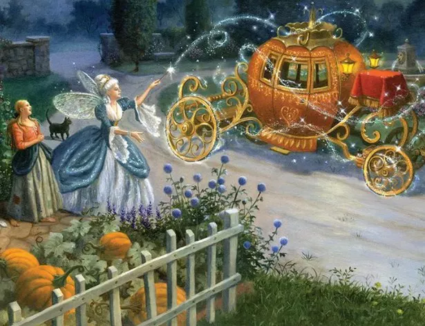 Imagem: Cinderela - Arte de Ruth Sanderson