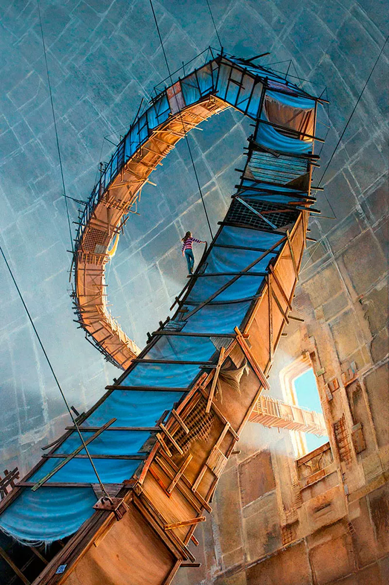 Escalada - Ilustração de Michael Whelan