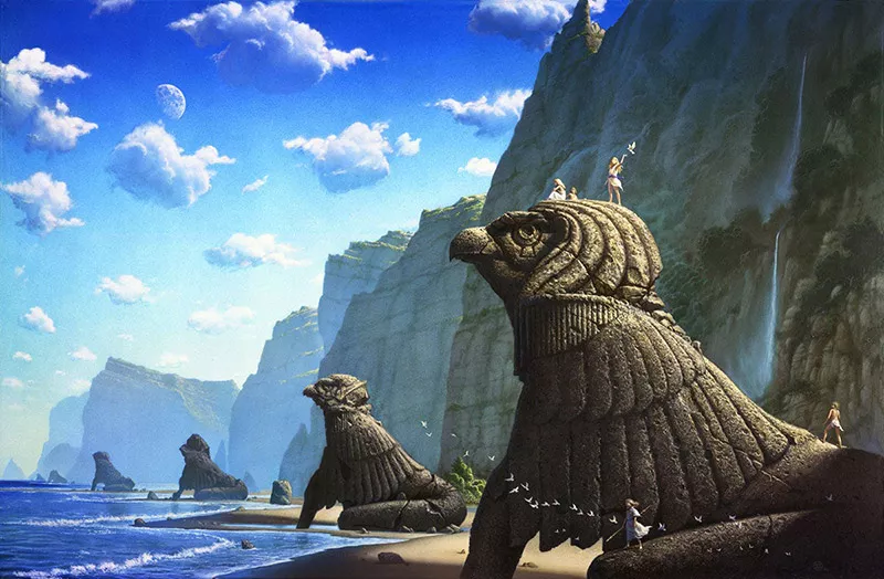 Guardiões da Costa - Ilustração de Michael Whelan