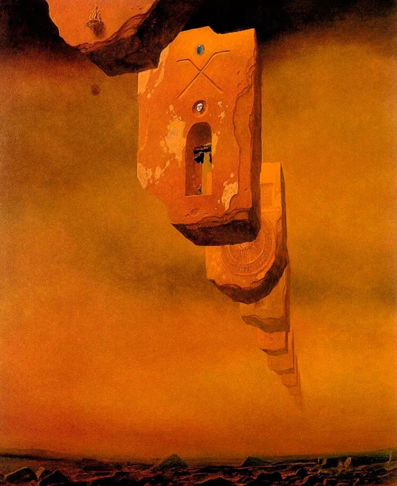 Sinos pela Eternidade - Ilustração de Zdzislaw Beksinski