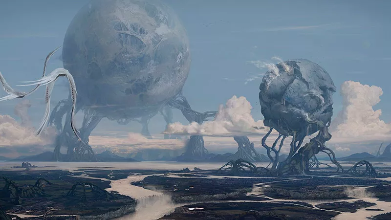 Mundos Alienígenas - Ilustração de Zach