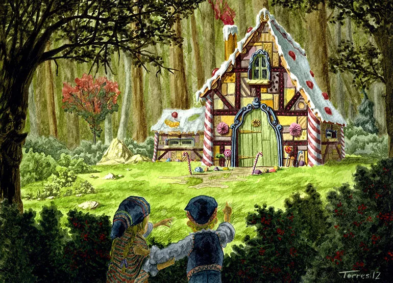 Imagem: João e Maria - Irmãos Grimm
