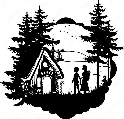 Imagem: João e Maria - Irmãos Grimm
