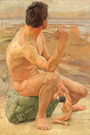 Prometeu confeccionado o ser humano, por Otto Greiner - 1909