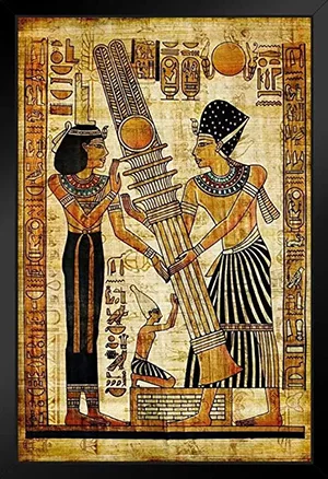 hieroglifos em papiro egipcio egito antigo