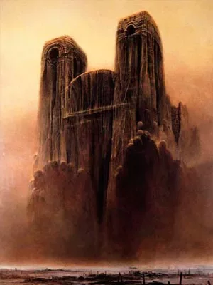 as torres do inferno a arte medonha de zdzislaw beksinski em 30 pinturas q