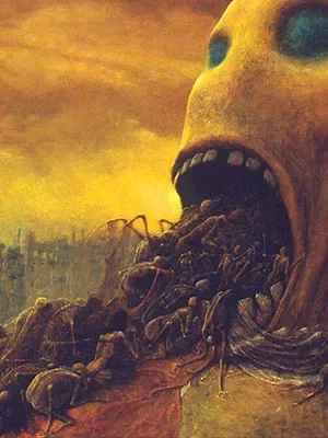 cenas de sonhos e pesadelos a arte medonha de zdzislaw beksinski em 30 pinturas t