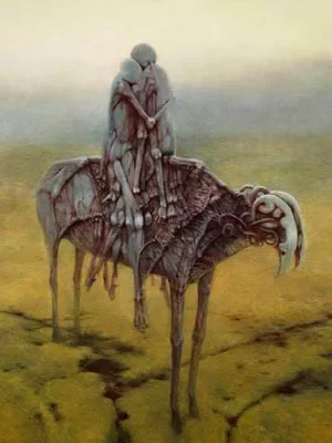 imagens da morte a arte medonha de zdzislaw beksinski em 30 pinturas p