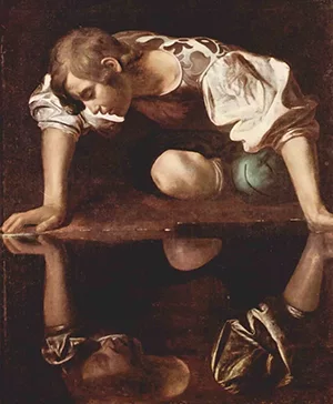 Narciso, arte de Caravaggio