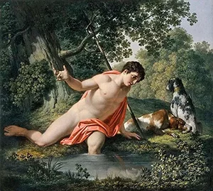 Narciso, arte de Franz Caucig