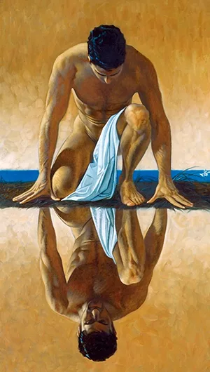 Narciso, arte de John Woodrow Kelley