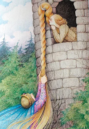 Rapunzel - Arte de Diane Goode