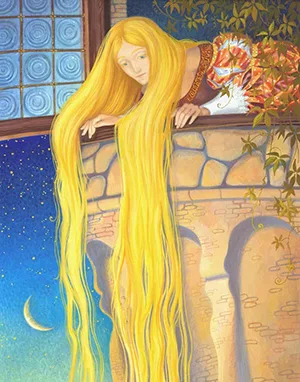 Rapunzel - Arte de Ksenia Kareva